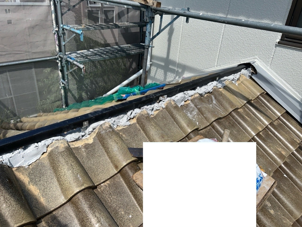 棟組替工事　施工中2